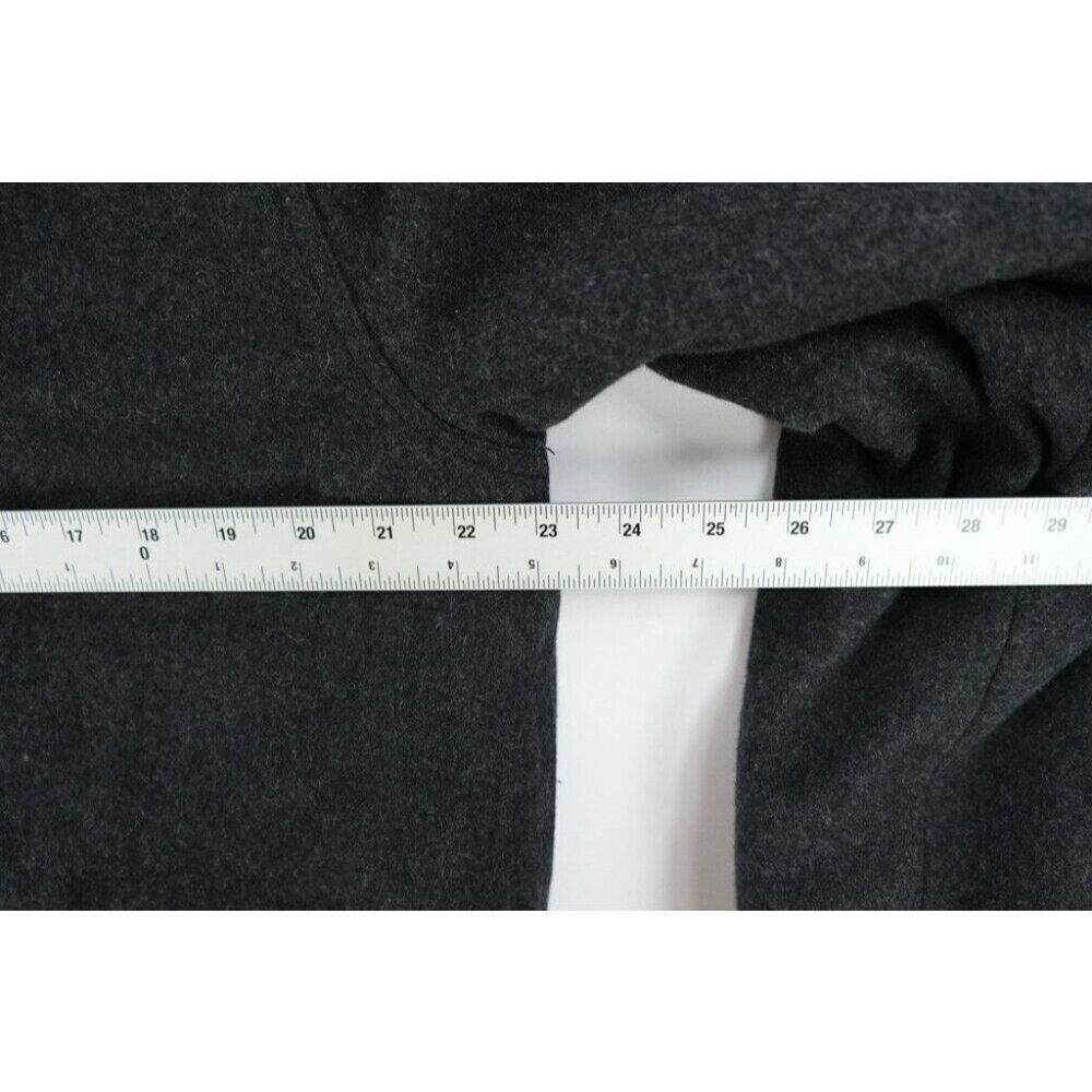 Billabong Men Hooded Jacket Gray Full Zip Long Sleeve Pockets Logo Fleece Size L - Picture 6 of 8